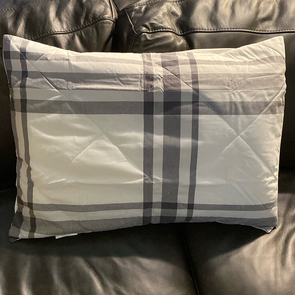 POTTERY BARN Dorm XANDER PLAID
SHAM Standard, Twin 68” x 86” 100% Cotton NWT